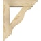 Ekena Millwork Funston Traditional Rough Sawn Bracket w/ Offset Brace, Douglas Fir, 6"W x 22"D x 26"H BKT0604X22X26FST01RDF - alternate 2